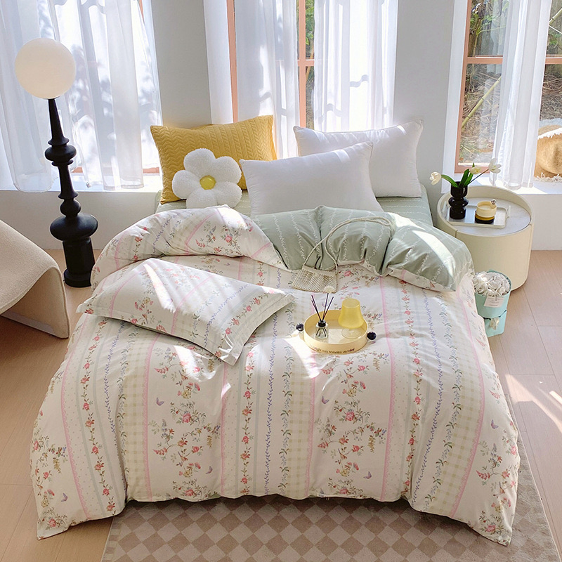 Velvet Quilt Queen Hotel Blanket Printed Sheet Set