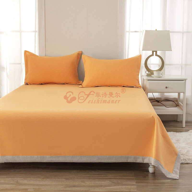 2025 High Quality 100% Linen Organic Hemp Knitted Bedding Sets for Hotel