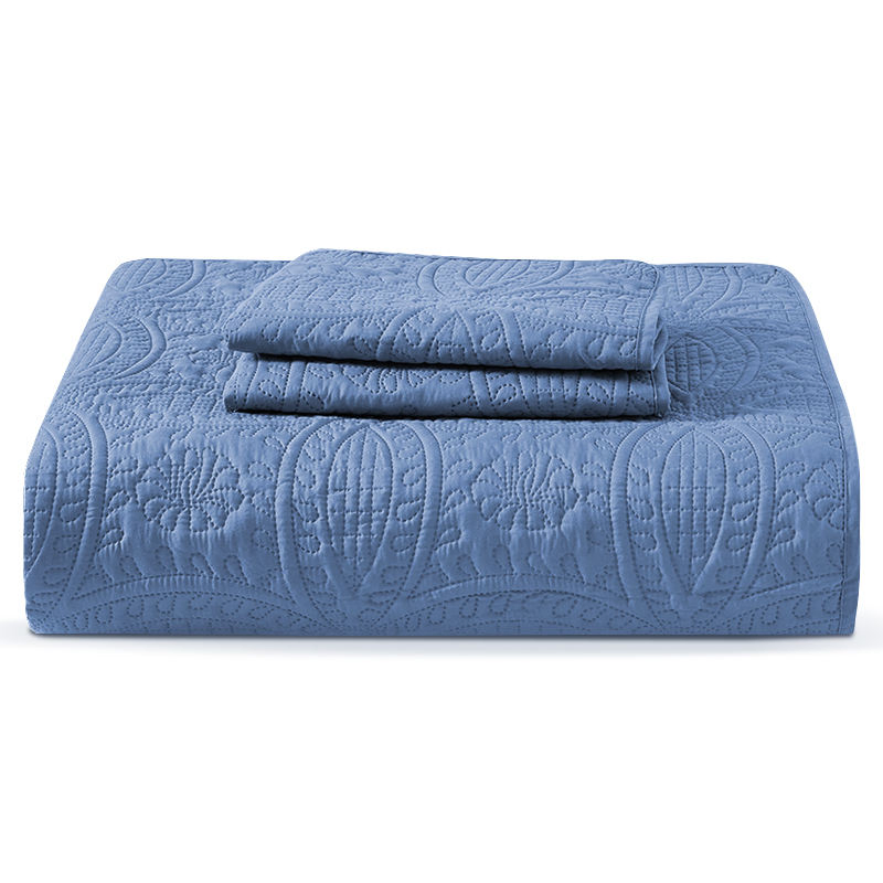 Jaje New Design Stitching Bedspread Set Summer Microfiber Polyester Bedding Quilt Cover