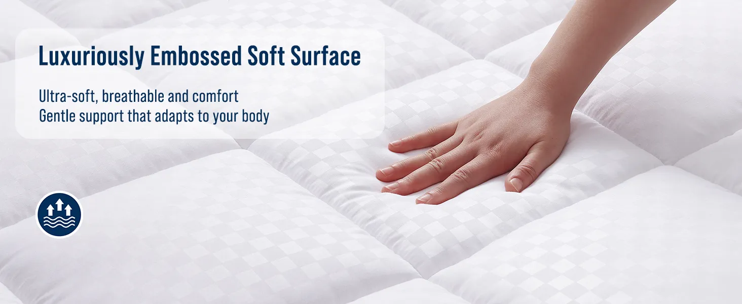 Custom Quilted Mattress Topper Feature 2