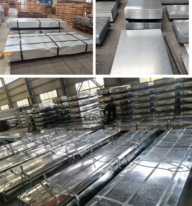 High Quality Zinc Coated Metal Corrugated Roofing Flat Sheet 0.18mm-20mm Hot Dipped SGCC Dx51d Galvanized Steel Sheet