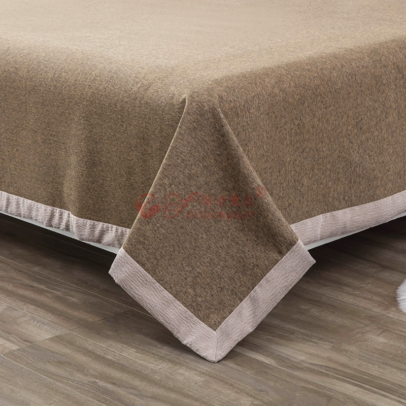 100% Knitted Hemp Material Soft Cooling Spring Summer 3 Pieces Bedding Sheet