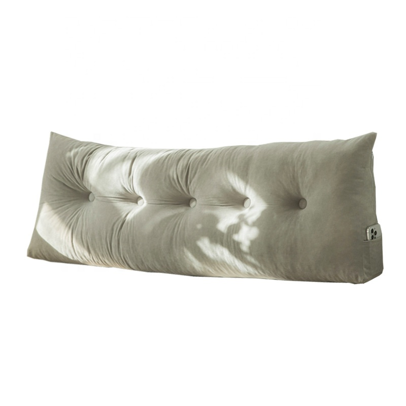OEM Factory Removable Washable Headboard Cushions for Ultimate Soft and Style Bedding Backrest Pillows