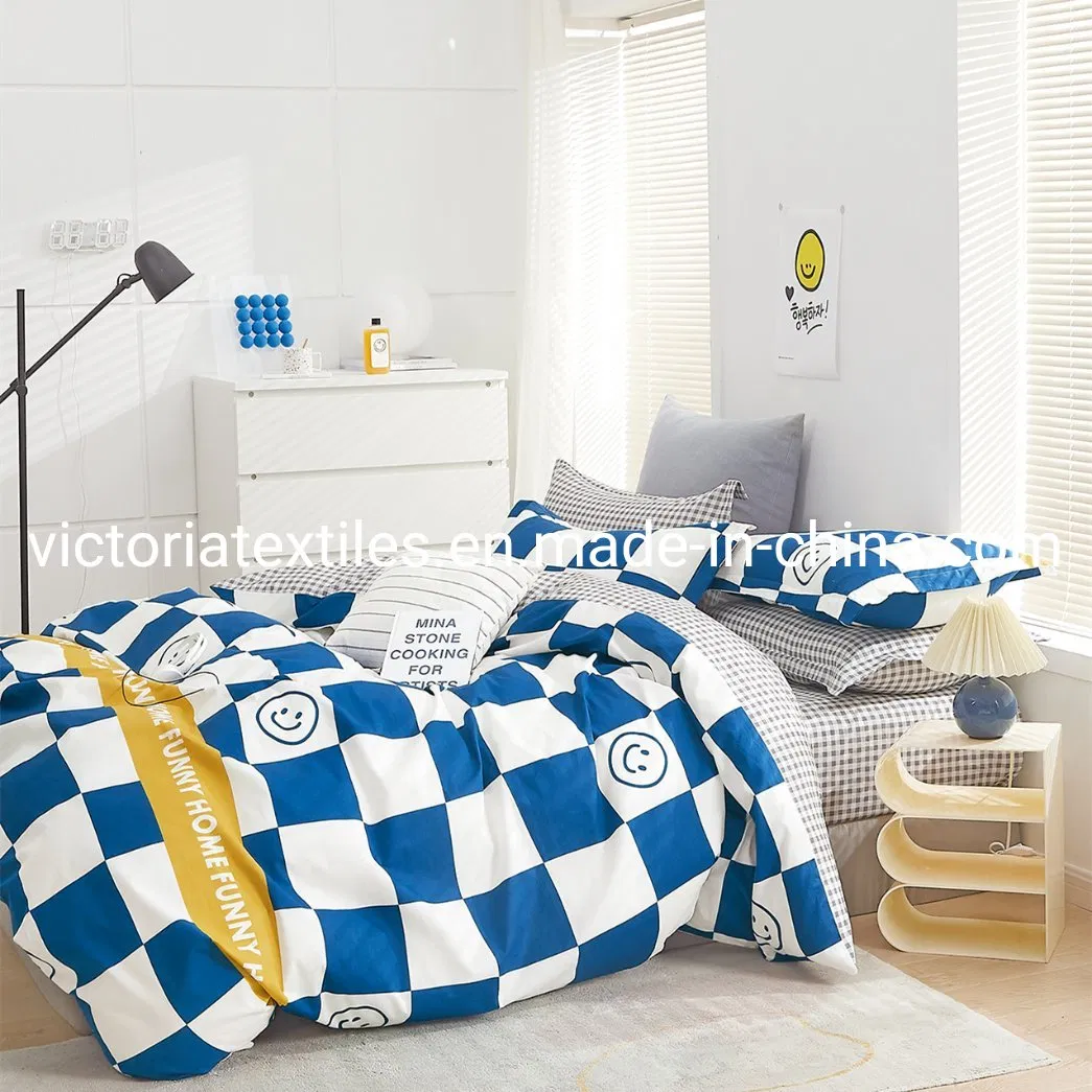 Funny Bedding Blanket Cover 4 Pieces Bed Quilt Cover Set