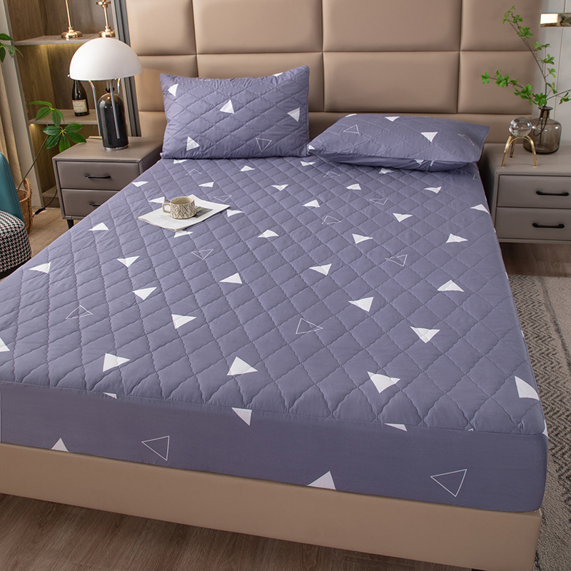 Cotton Flannel Bedding Set with Multi-Color Optional Soft Breathable Waterproof Mattress Cover