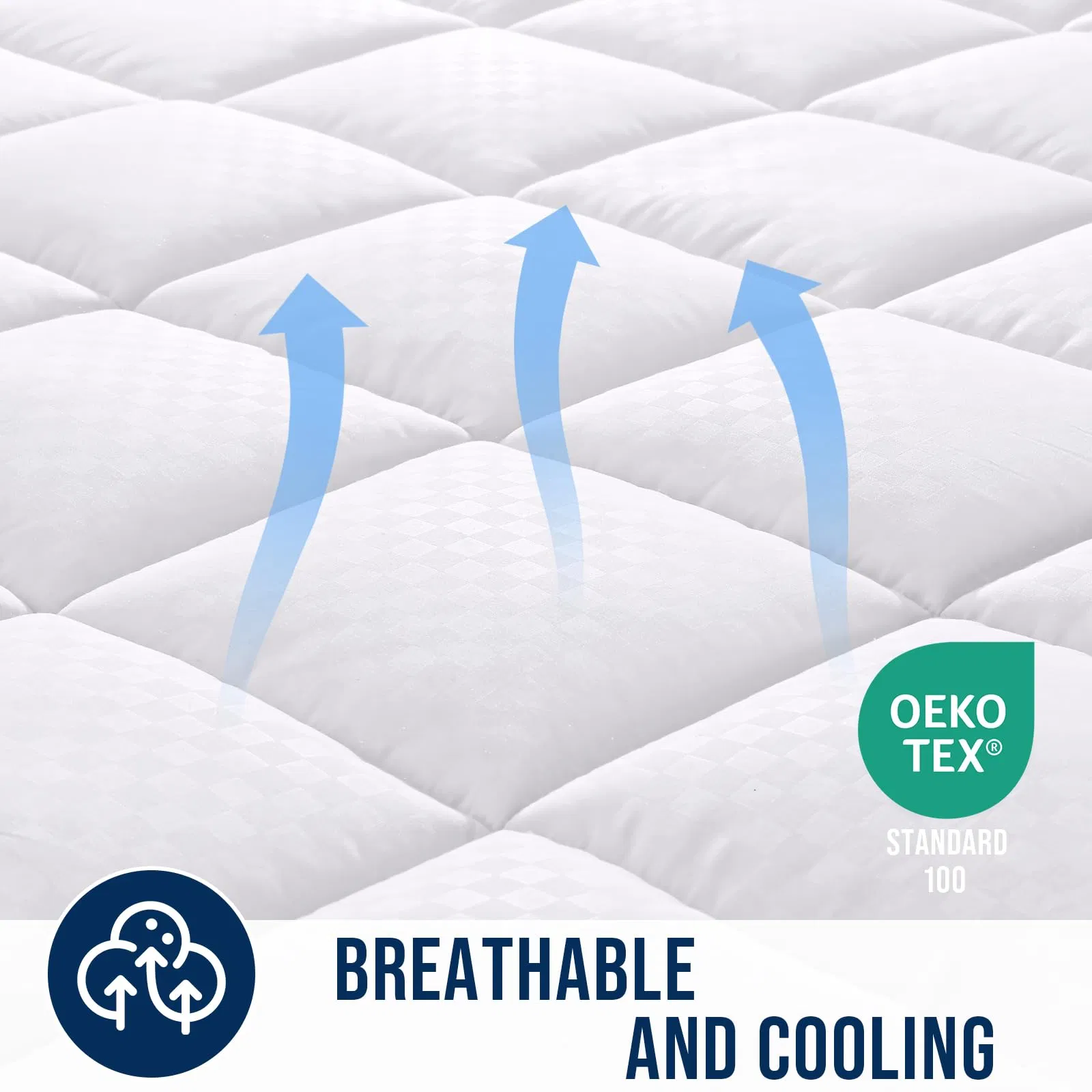 Factory Custom Quilted Mattress Topper