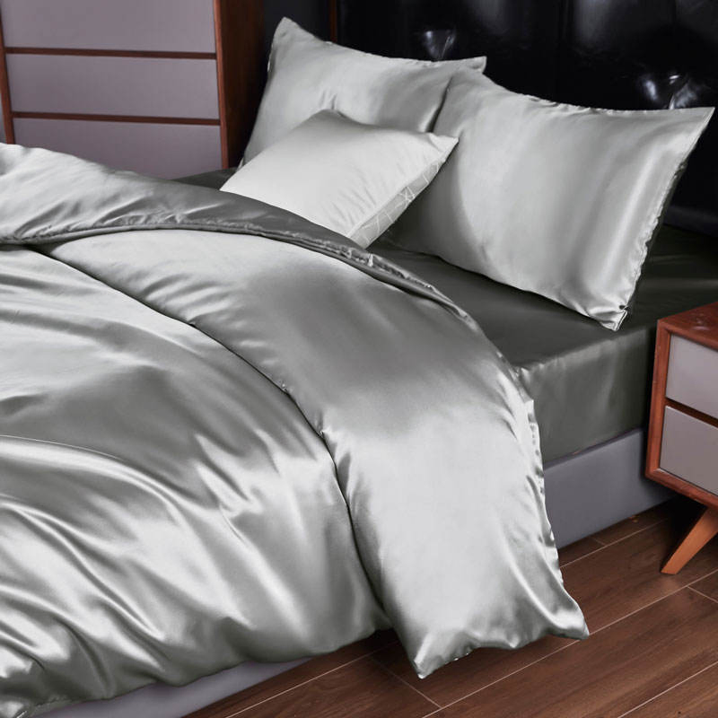 16/19/22/25 Momme Silk Bedding Set with Pillowcases Bedsheets Luxury Comforter Sets Bed Sheet Set