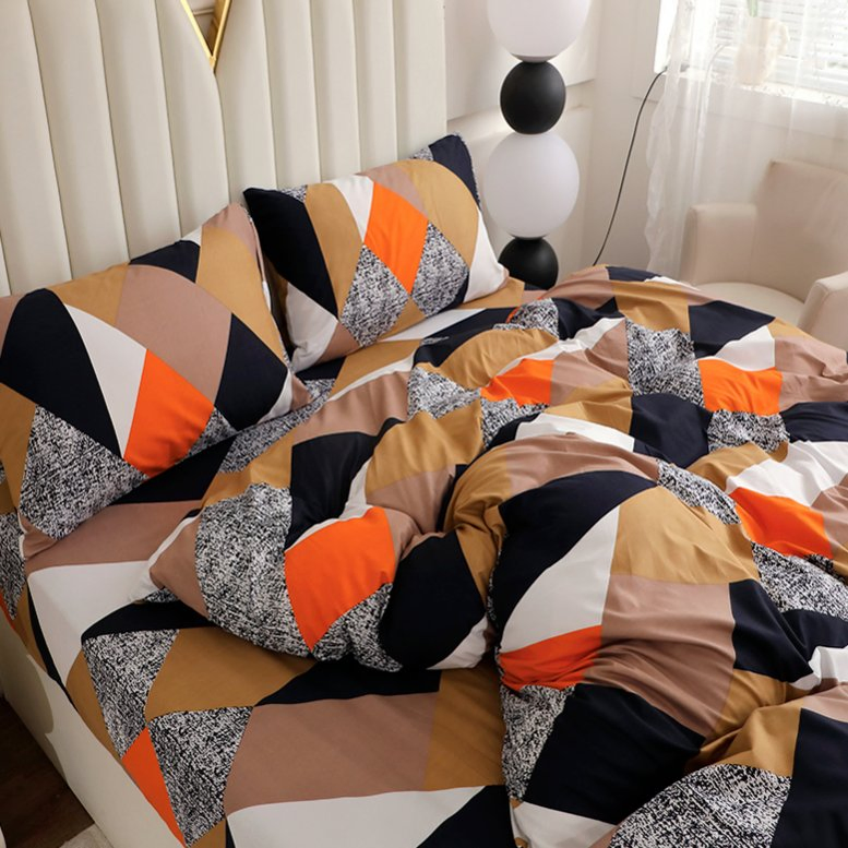 Linen Sheets Duvet Cover Quilt Microfiber Blanket Quilted Bedspread Colored Home Textile Soft Comforter Set Bedding