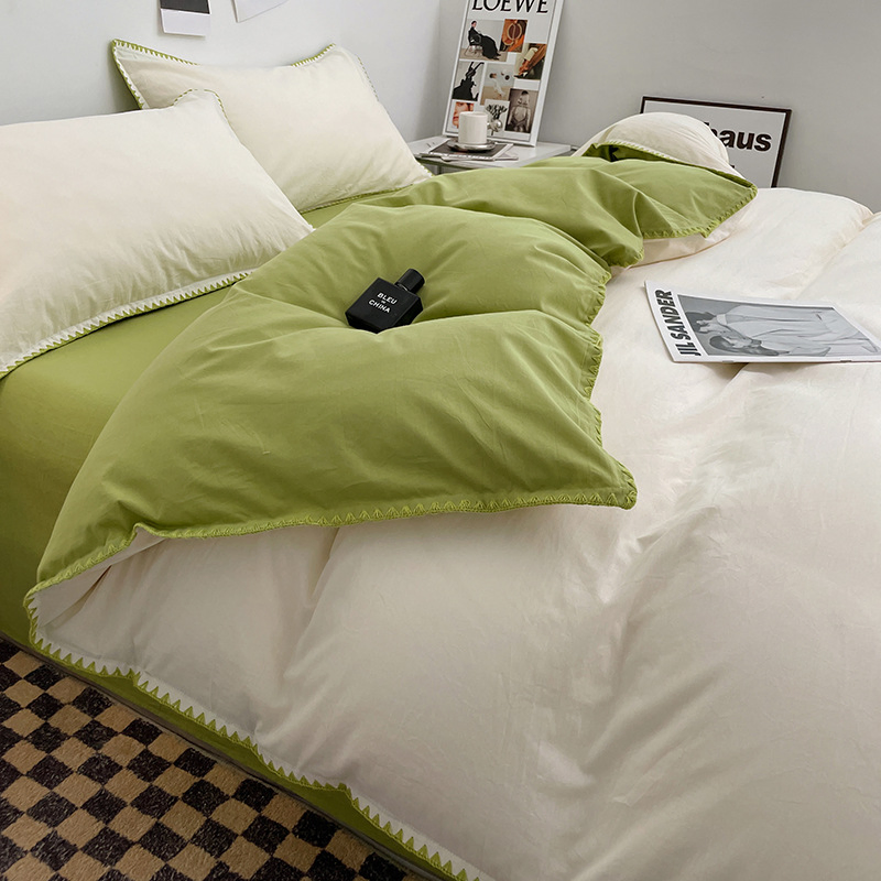 Embroidery Comforter Set Bed Blanket Cover Sofa Cover Quilt Duvet Set