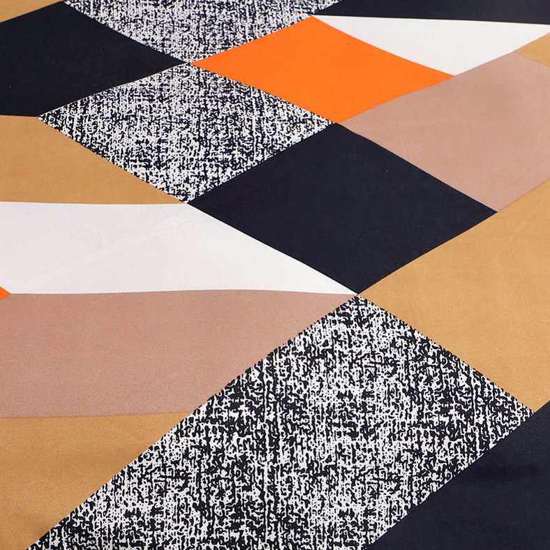 Flannel Fleece Bedding Set 4PCS Warm Soft for Autumn and Winter