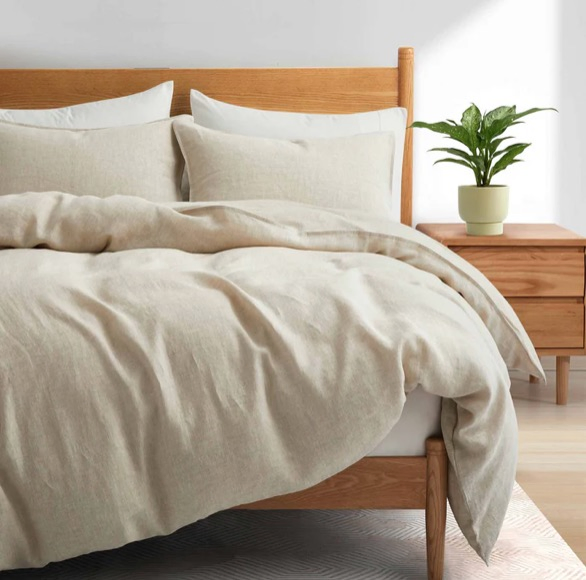 Luxurious Breathable Linen Duvet Cover Set for Ultimate Comfort