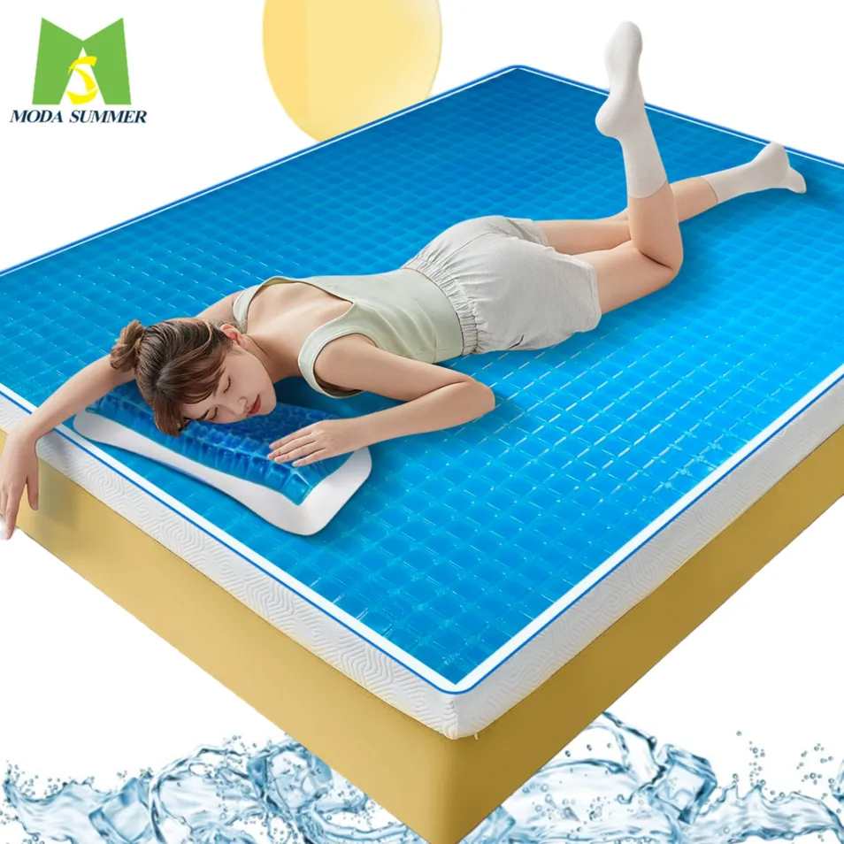 Cooling gel mattress topper