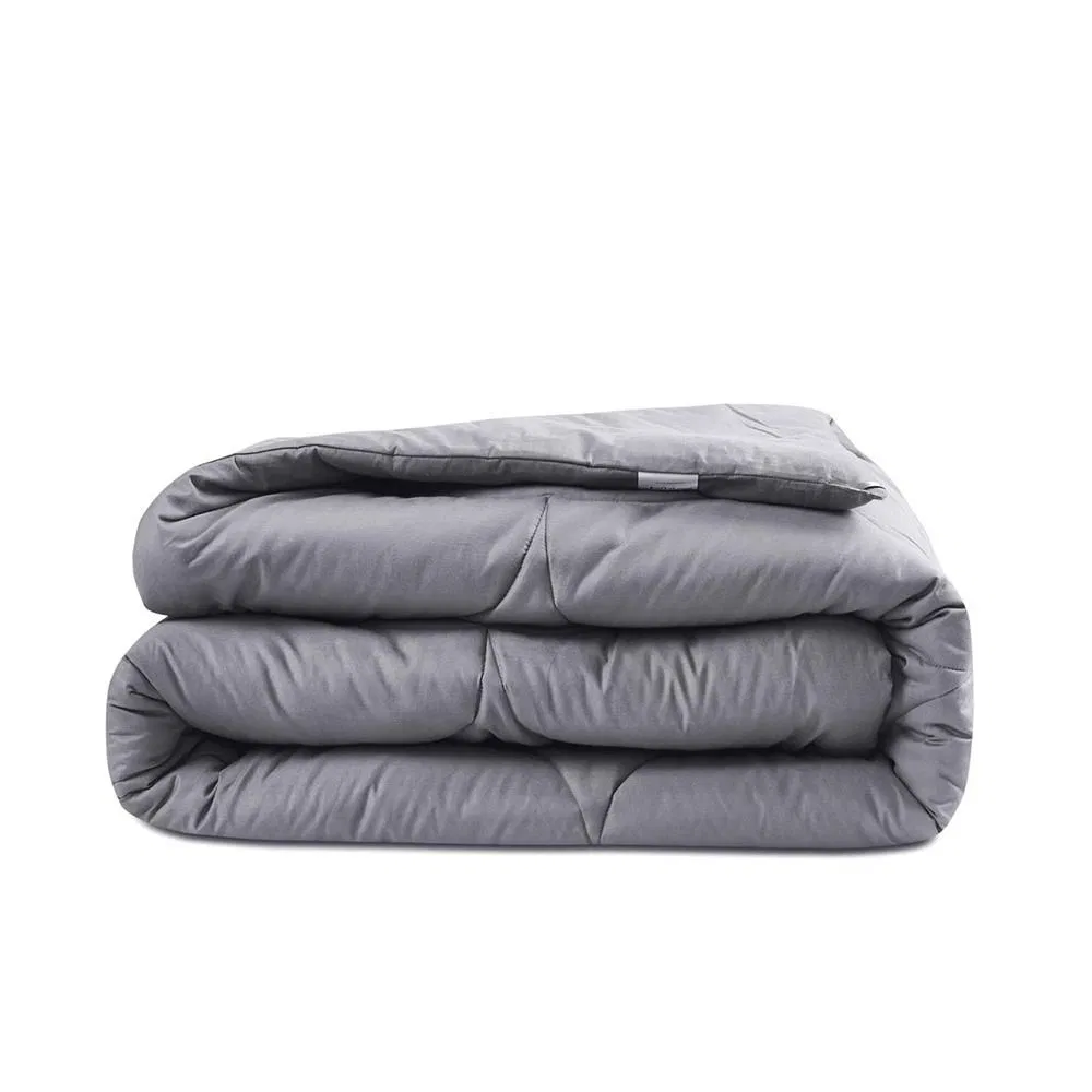 Customized Quilted Box Grey Anti Allergy Duvets Quilt