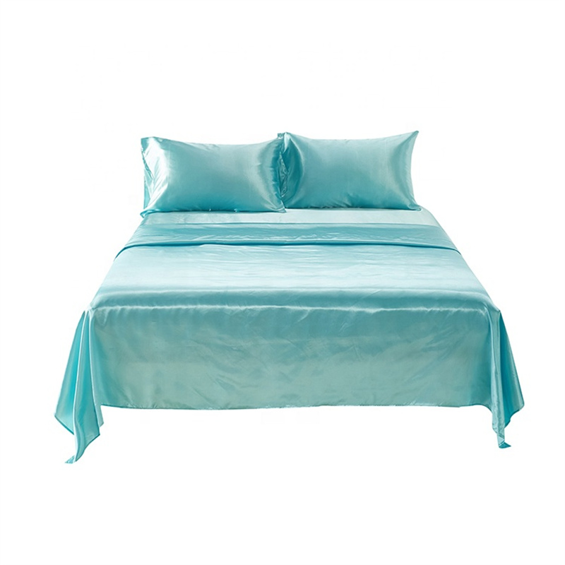 Wholesale Imitate Silk Bedding Set Fitted Sheet Set