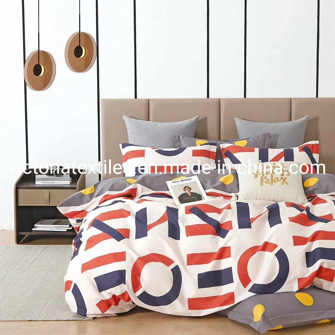 Funny Bedding Blanket Cover 4 Pieces Bed Quilt Cover Set