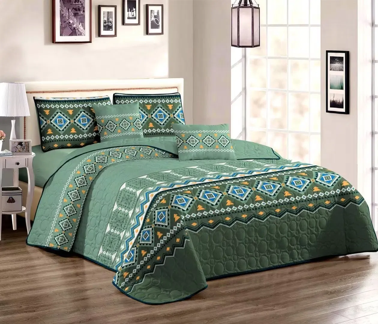 New Floral Quilt Set Cotton Bedspread on The Bed 3PCS Print Coverlet Cover Queen Size Summer Double Blanket for Bed Home