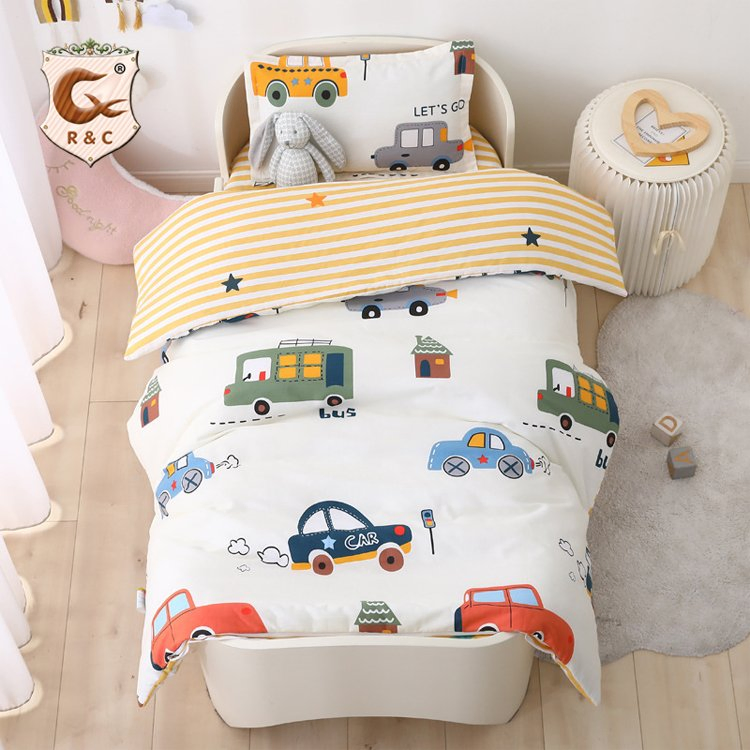 Customized Digital Printing Cotton Kids Bedding Set Wholesale