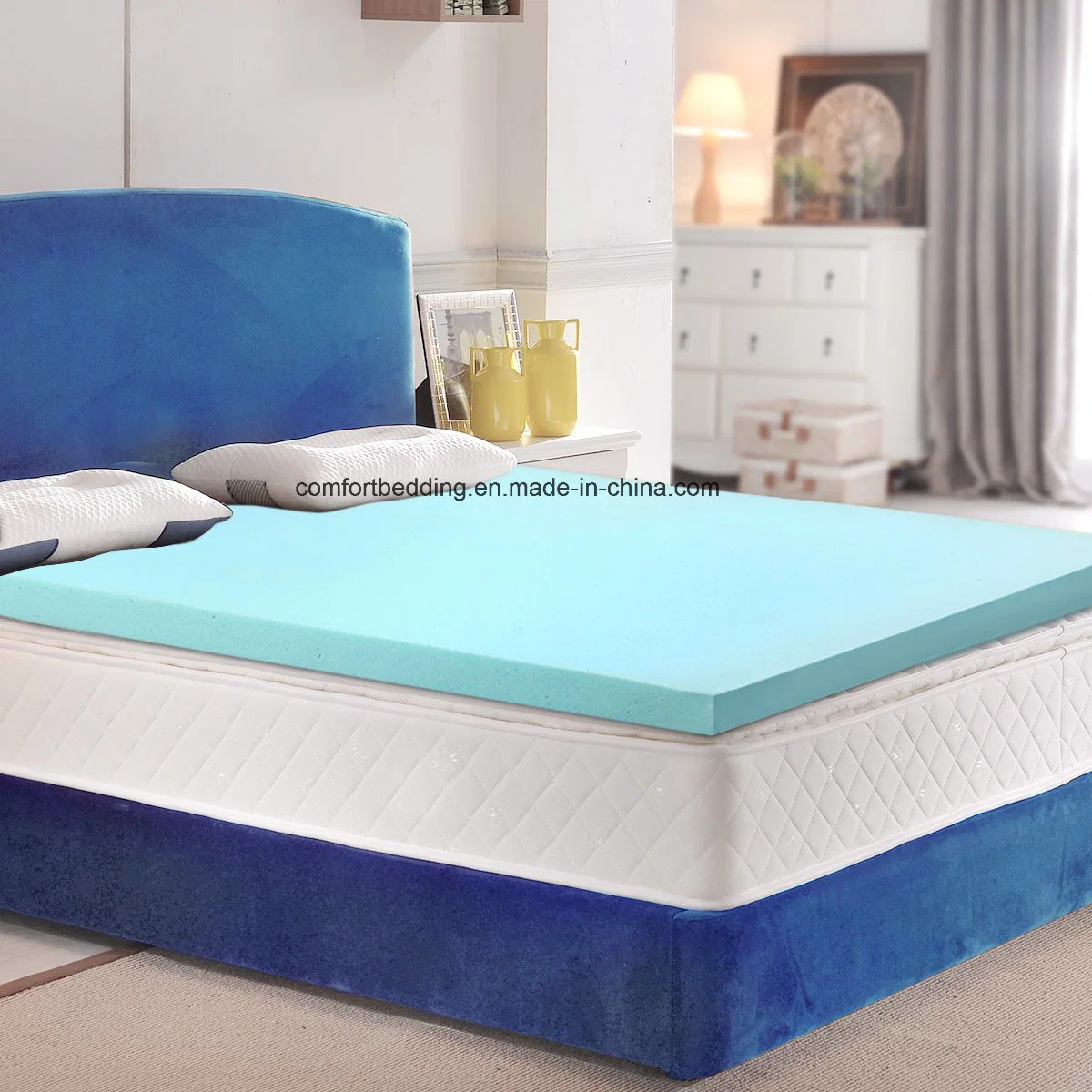 Cool Gel Mattress Toppers Feel Comfortable Summer-Using Compressed Package