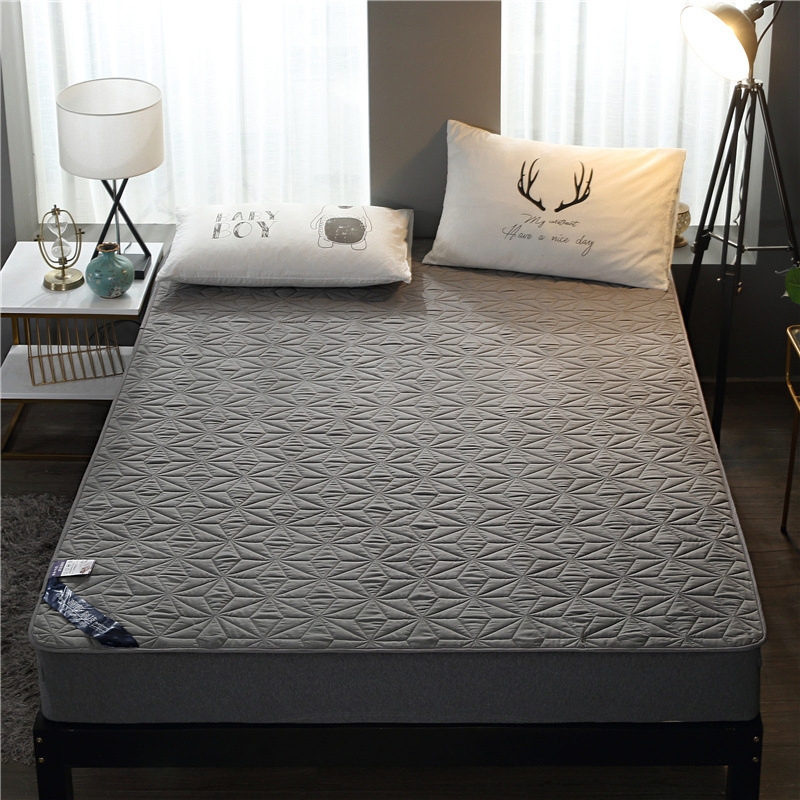 Comfortable Mattress Top Quilted Durable Washable Bed Topper Quality Protector Anti Allergy Mattress Pad Cover