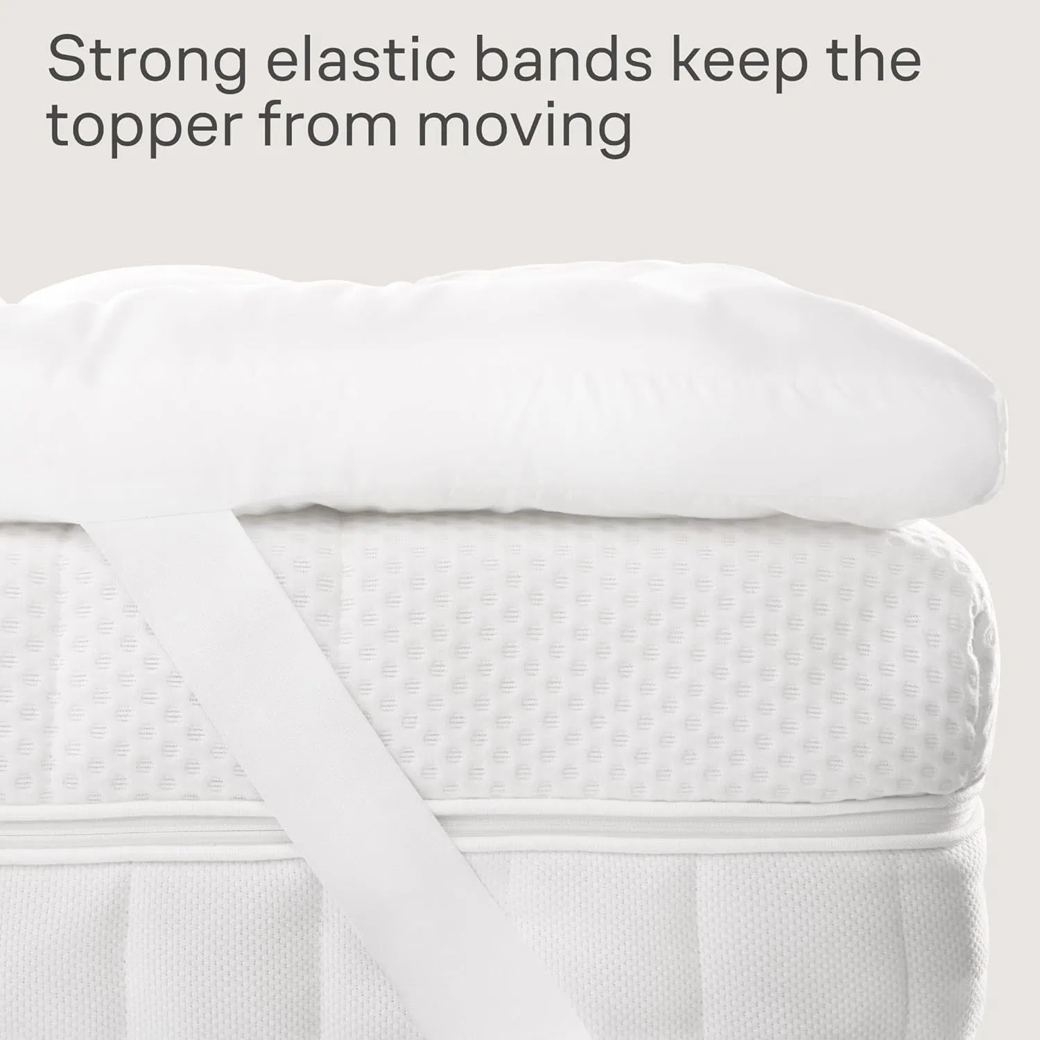 Ultra Soft Mattress Topper Bamboo Viscose Mattress Pad Naturally Cooling for Hot Sleepers