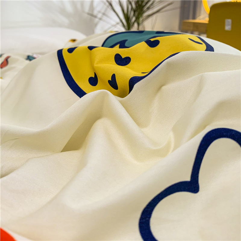 Children Cartoon High Quality Bed Sheet 100% Polyester Crib Baby Kids Bedding Sets