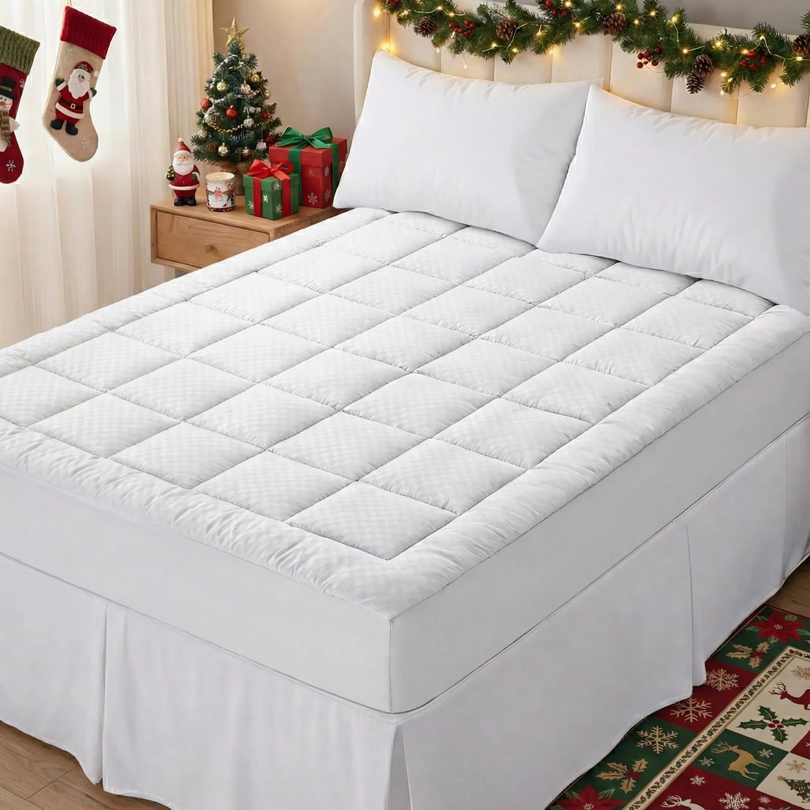 Factory Custom Quilted Mattress Topper