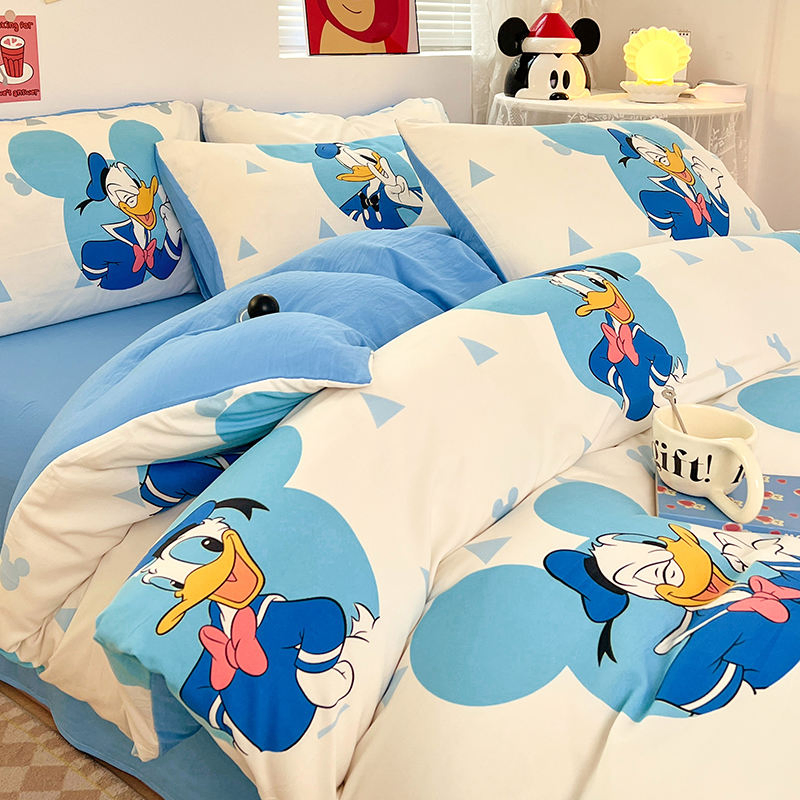 Kids 100% Cotton 1.8m 2m Queen King Cotton Printing Fabric for Bedding Set with Cartoon Characters