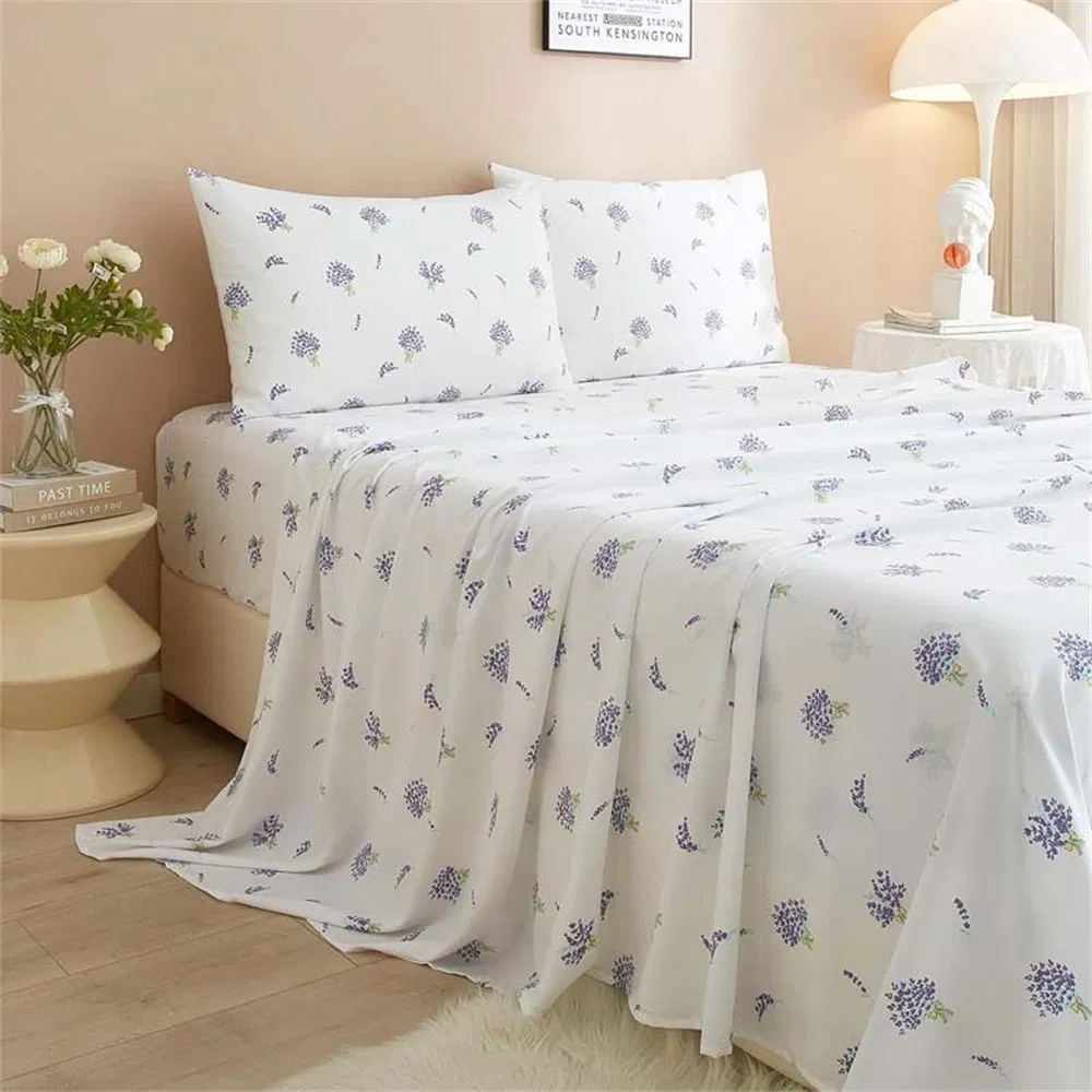 Microfiber Double Brushed Duvet Cover Set for Home Bedding Set Bedspread
