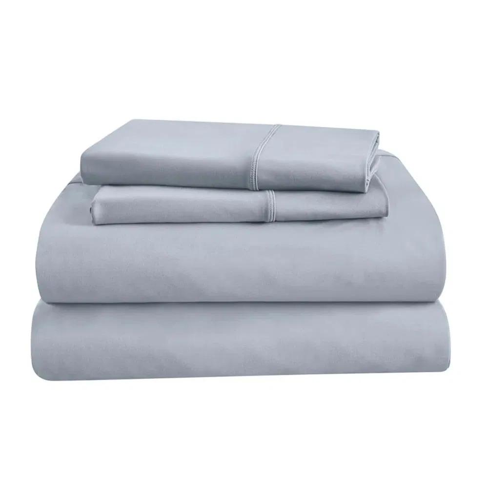 Home Hotel 100% Cotton Sheets White Long Staple Cotton Bedding Sheets Set