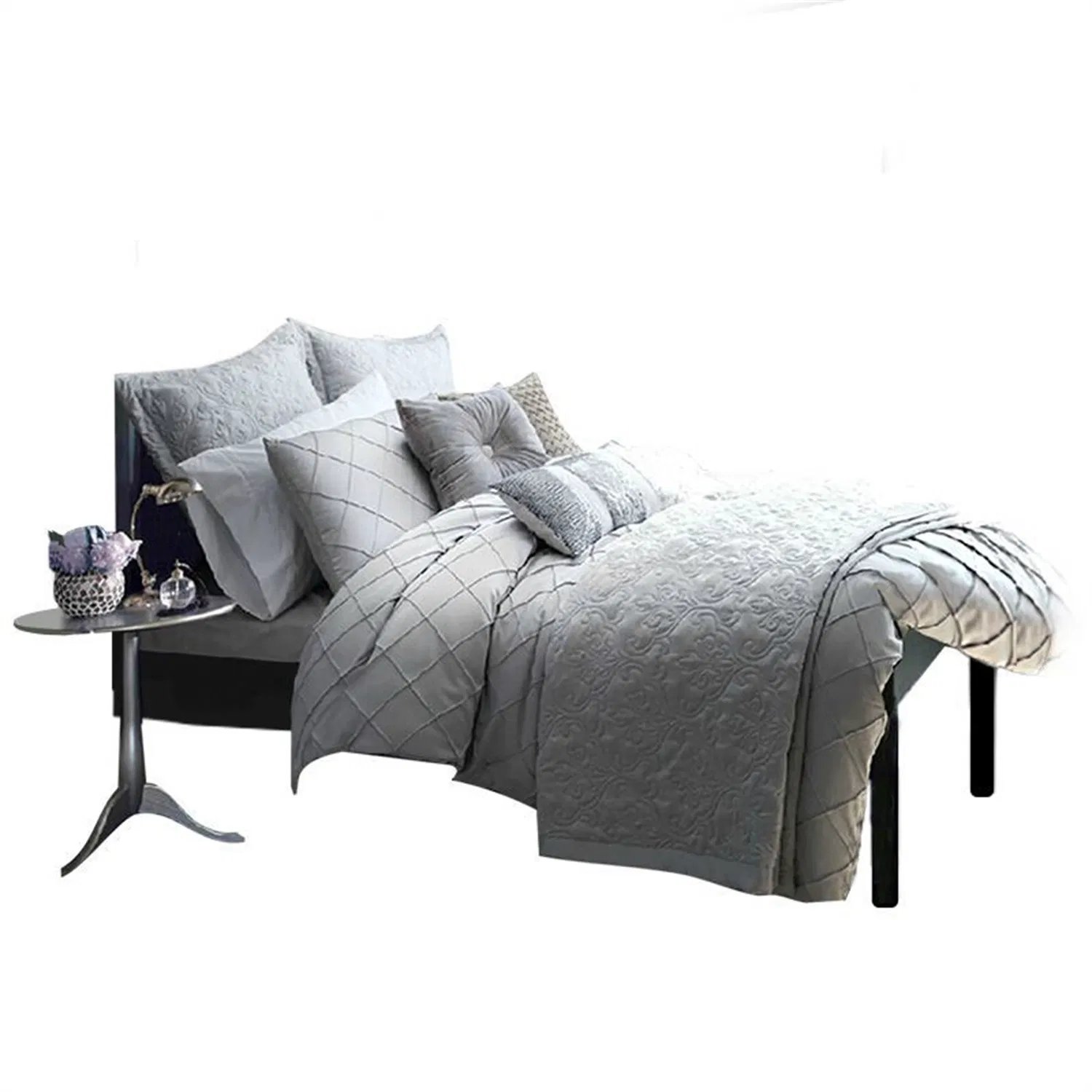 Free Sample Green Duvets Single Bedding Set Bed Blanket Set Flannel Duvet