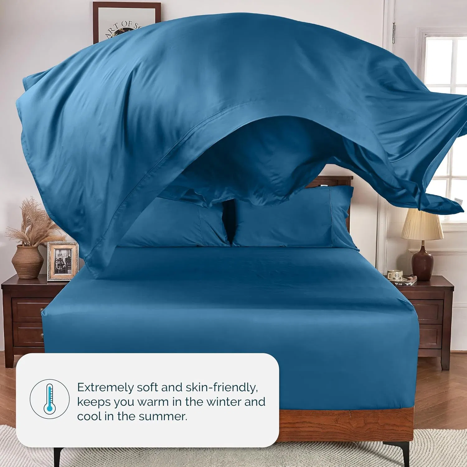 High-Grade Summer Cooling for Soft Mat Set Solid Color Bamboo Fiber Infant Maternal Bedding Simple Machine Washable