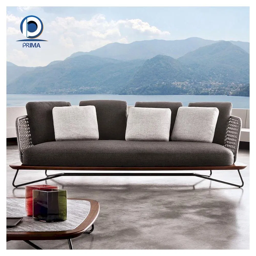 Modern Aluminum Outdoor Sofa Set with Cushions