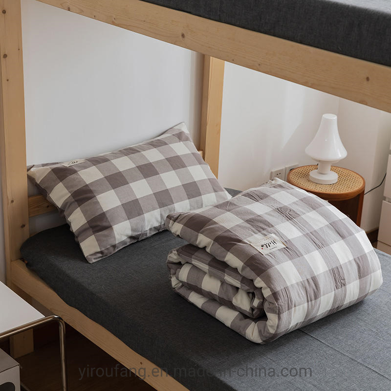 China Factory Eco-Friendly Bed Sets, Bedding Article, Multi-Size Cotton Bedding Set, June Motel Bedding, Flannel Fabric