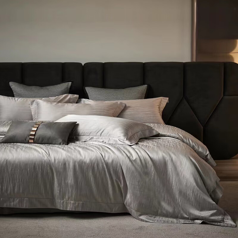 Custom 100% Cotton Bedding Luxury 5 Star Hotel Linen Bed Sheet Sets