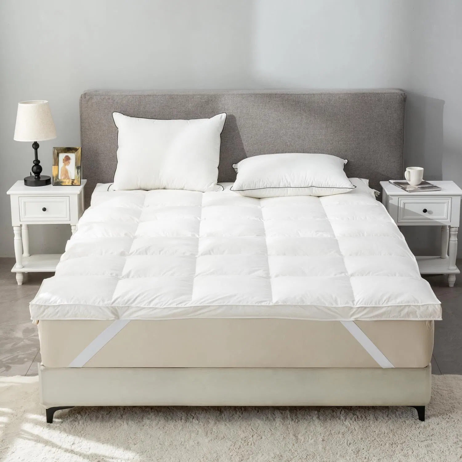 Luxurious Goose Down Pillowtop Mattress Topper for Ultimate Comfort