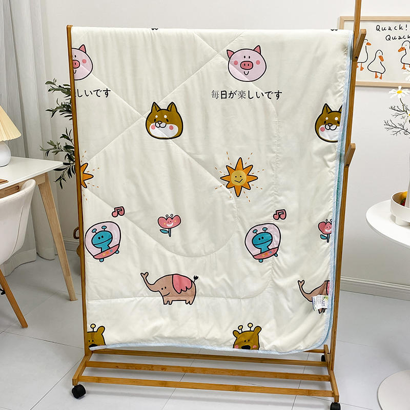 Luxury Quilted Blanket Microfibre Wool King Coverlets Queen Summer Fashion Modern Set Quilt Cheap for Home Bedding