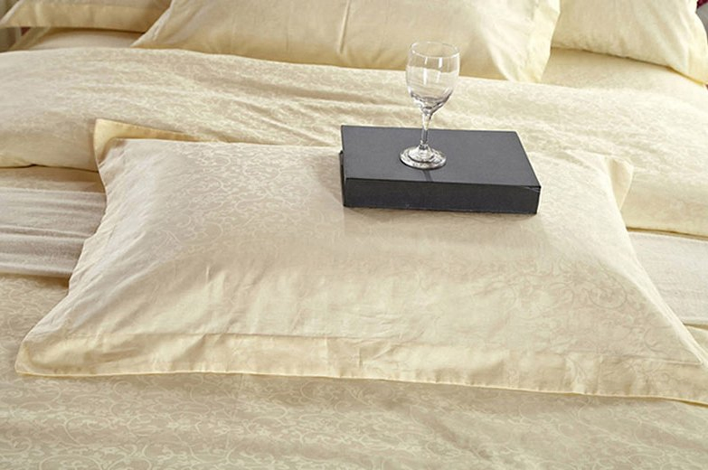 2024 Hot Selling Luxury Embroidery Satin Silk 4 Piece Quilted Bedsheet Bedding Set