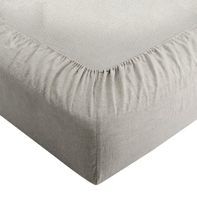 Custom Ahotel Washed 100% Natural Pure Linen Fiber Bedding Set for Home Use