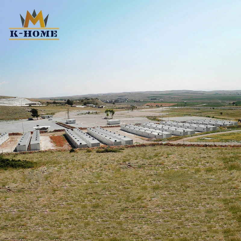 Durable Refugee Camp Portable Container Bunkhouse