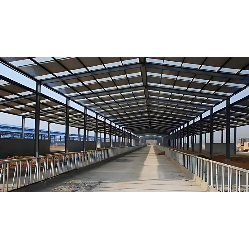 Modern Design Large Span Livestock Farm House Metal Frame Prefabricated Light Steel Frame Steel Structure Construction Pig Sheep Goat Cattle Cow Shed Building