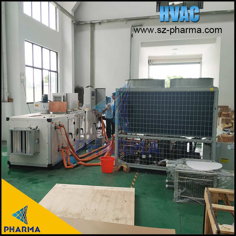 Prefab Modular Cleanroom Hospital Ahu HVAC Air Handling Unit System