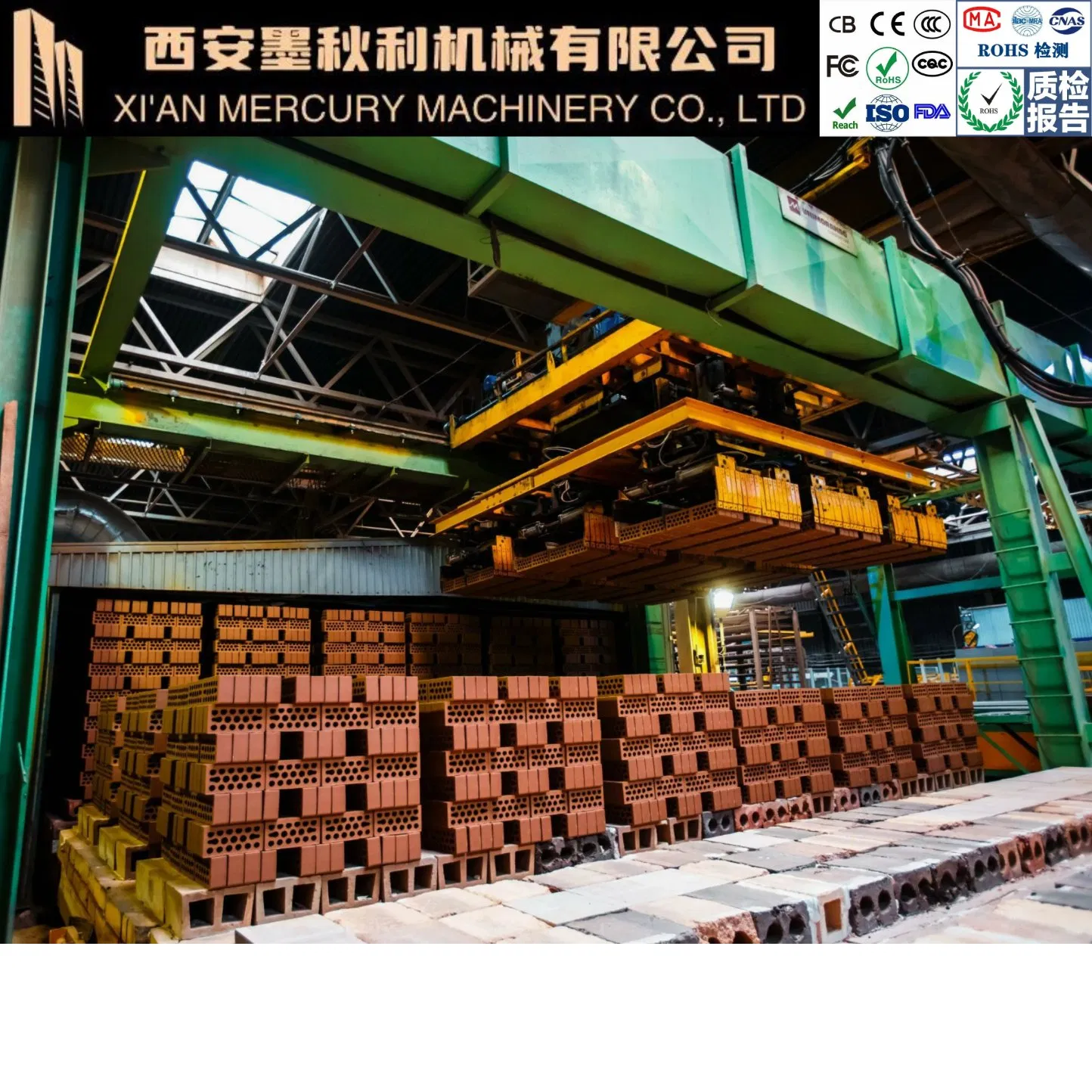 Heavy Construction Brick Manufacturing System for Brick Construction Machine with Reinforced Steel Frame Structure