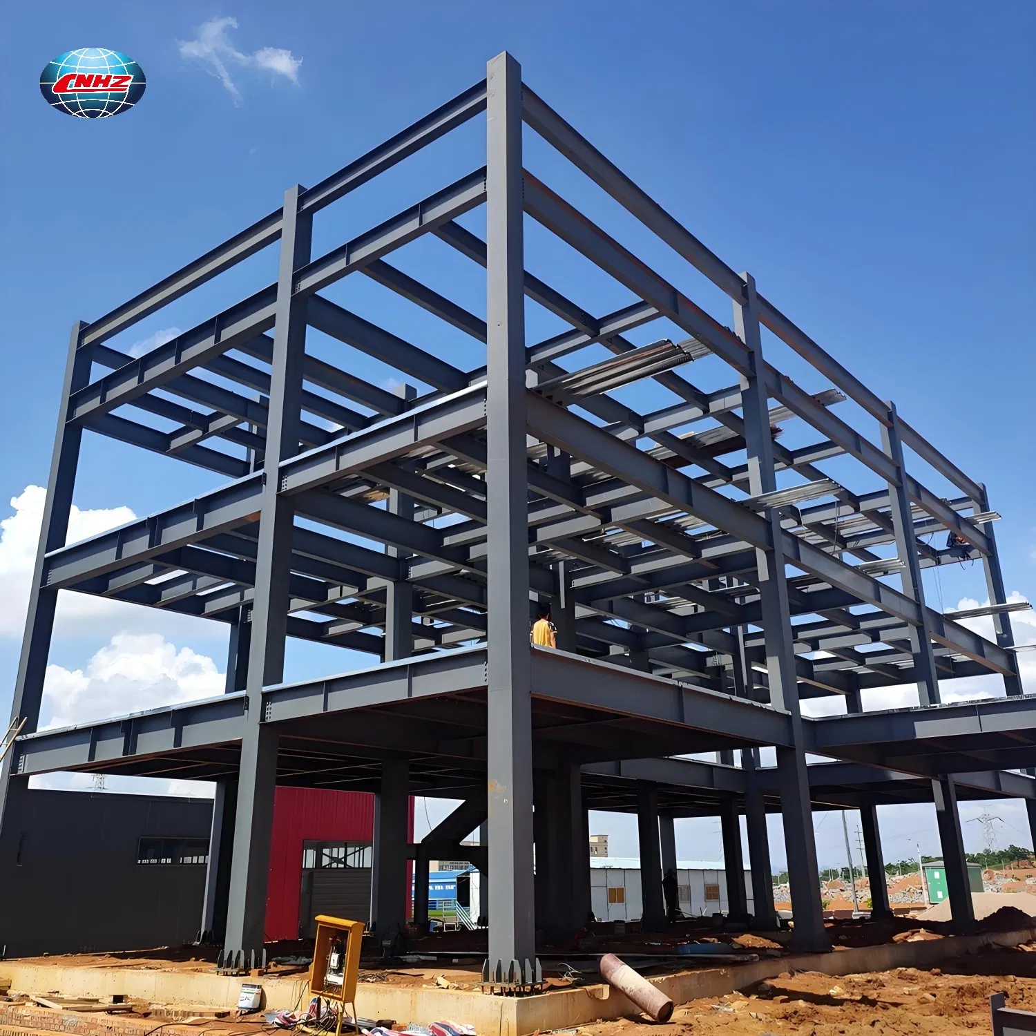 High Quality Galvanized/Painted/Welded H Beams Steel Frame Structure Commercial Building