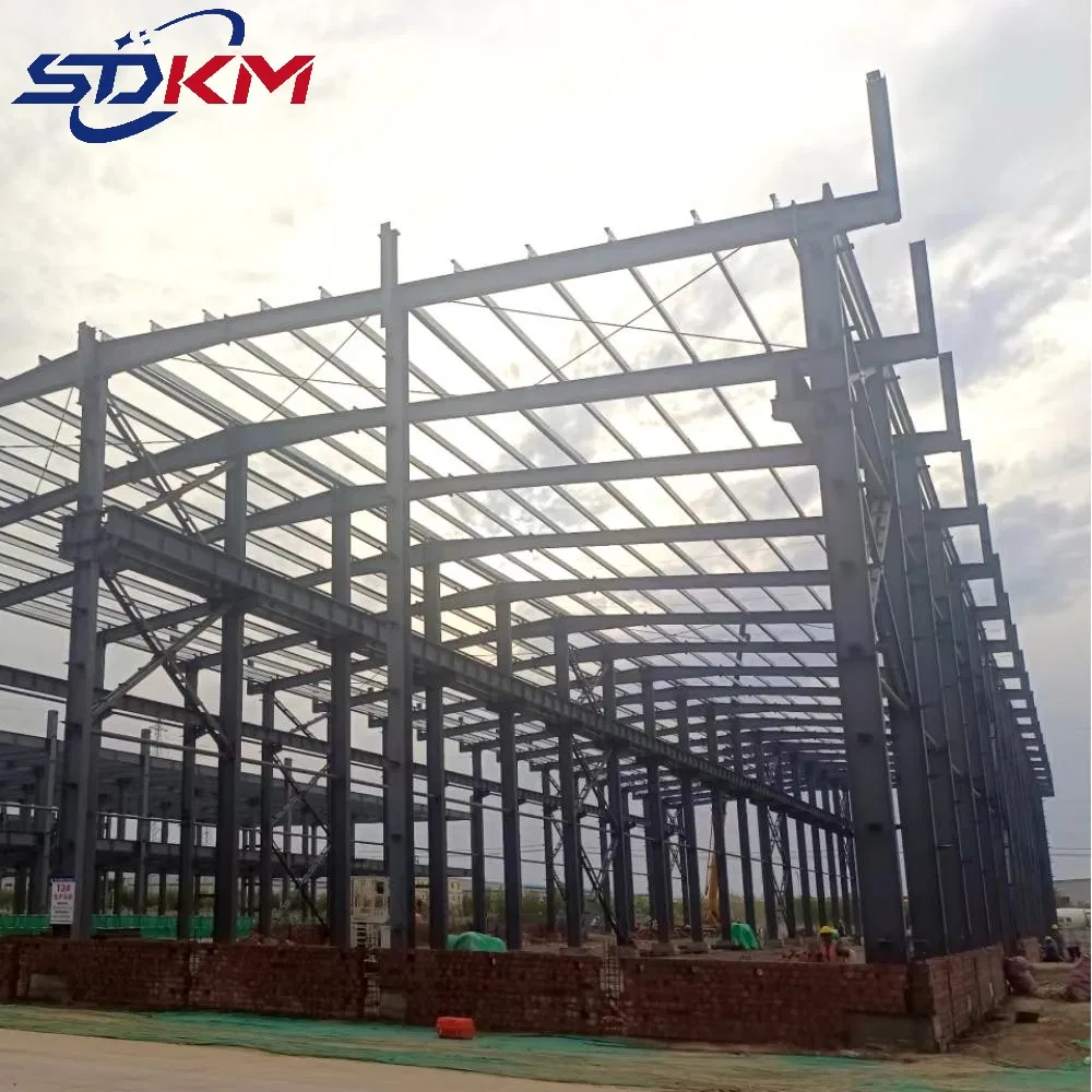 Easy to Install Prefabricated Steel Frame Building Metal Building Pre-Engineered Warehouse, Shed