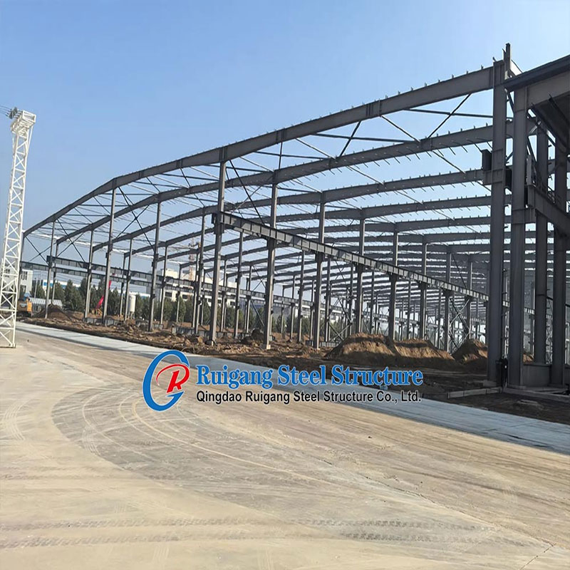 Industrial Prefabricated Multi-Stories Steel Structural Portal Frame Shed Construction Building