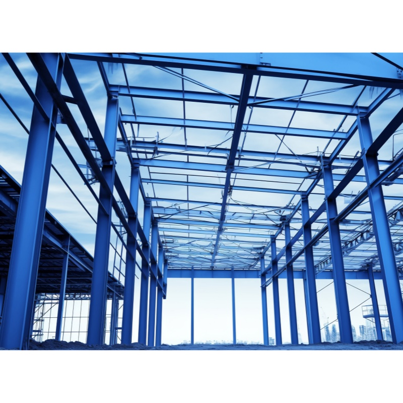 Prefabricated Large Span Steel Structure Buildings Prefab Metal Warehouse Workshop Office Building Factory Shed