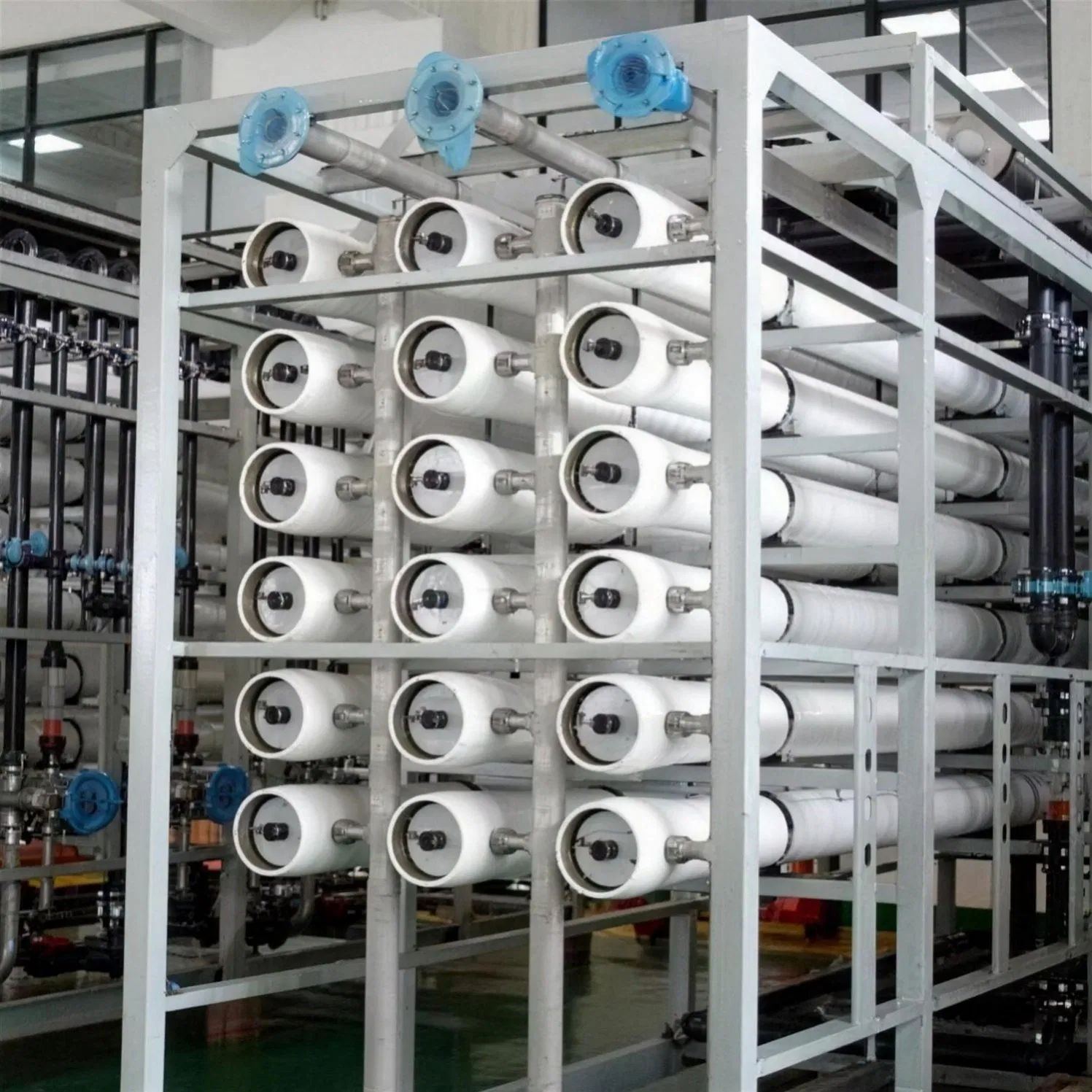 High Recovery Integrated Reverse Osmosis Drinking Water Preparation System for Green Buildings with Low Waste Water Production and Environmental Certification