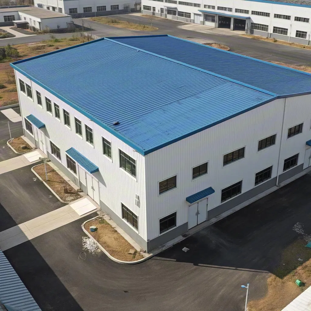 Durable Steel Truss Roofing System for Industrial Facilities