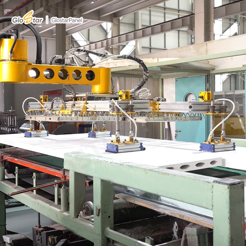 50mm/75mm/100mm/150mm Rockwool Cleanroom Sandwich Panel for Steel Structure Workshop