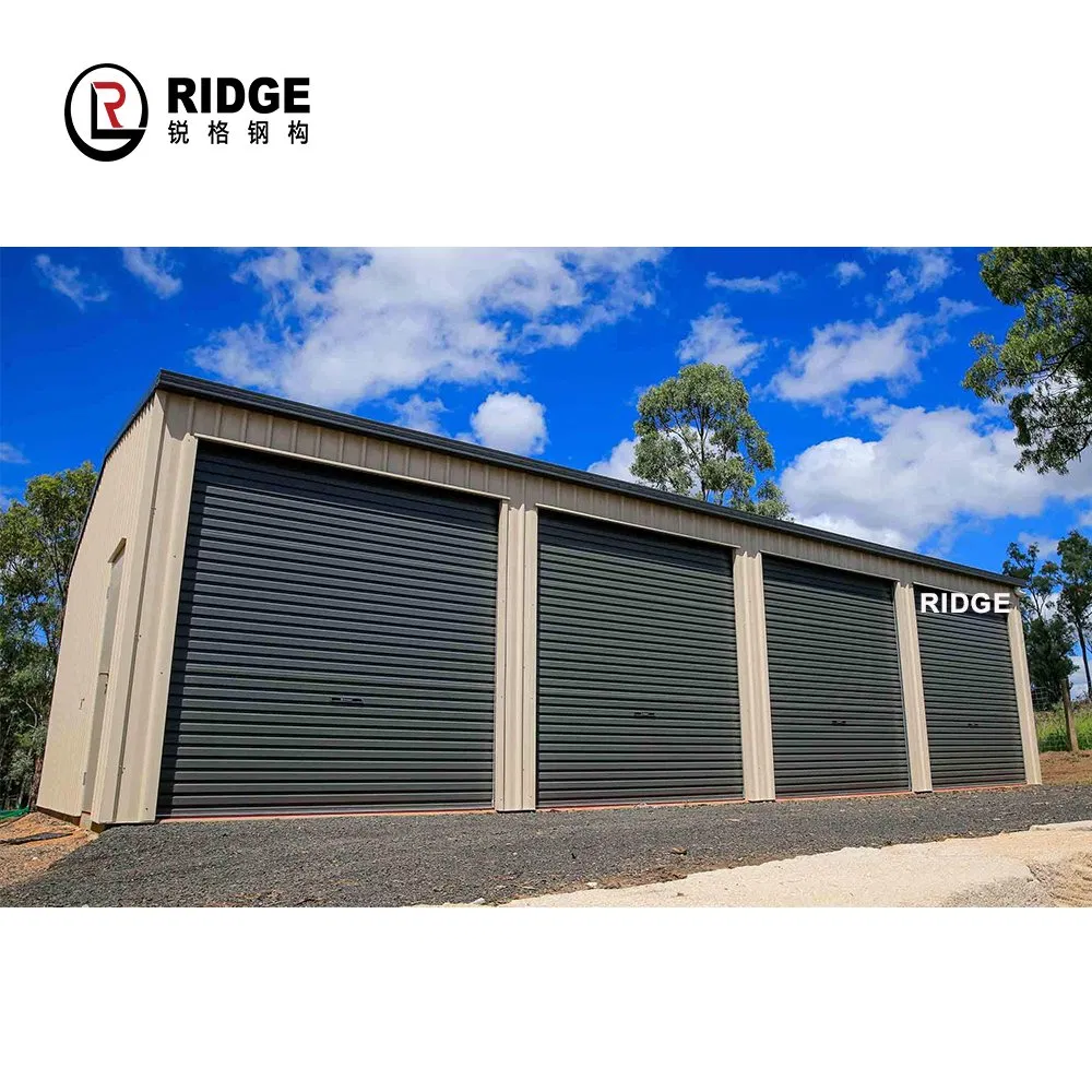Prefab Sheds Garage Barn Hall Warehouse Farm Commercial Building Steel Structure Material Price